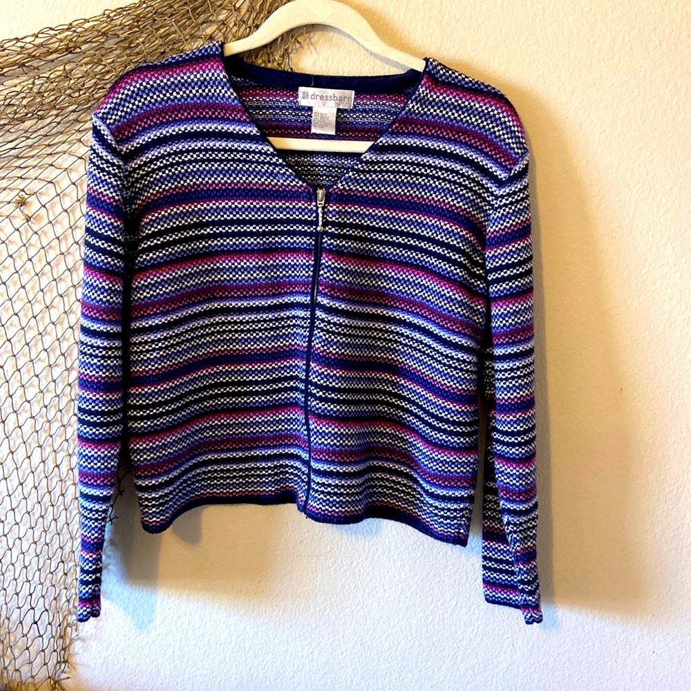 TWEEDY ZIP UP BLAZER
